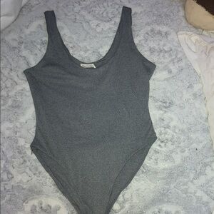 Heart & Hips Charcoal Bodysuit